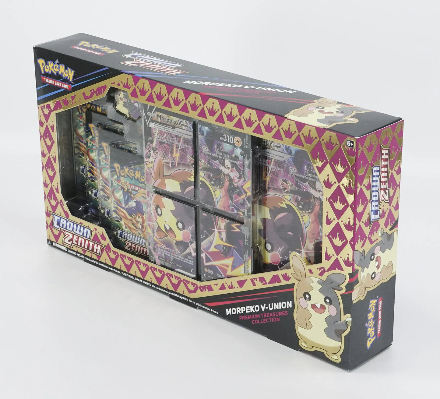 Pokemon Crown Zenith Morpeko V-UNION Premium Treasures Collection Box