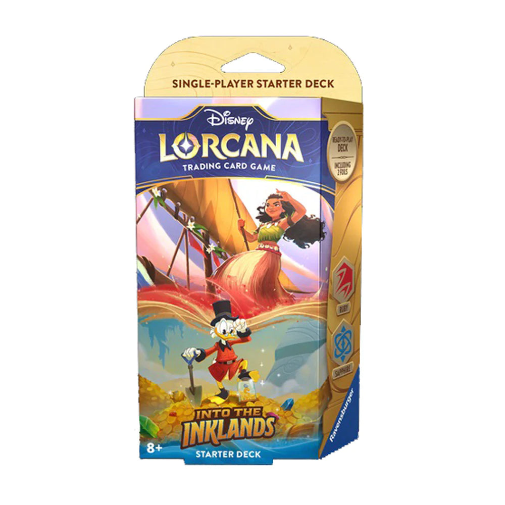 Disney Lorcana: Into the Inklands Ruby & Sapphire Starter Deck