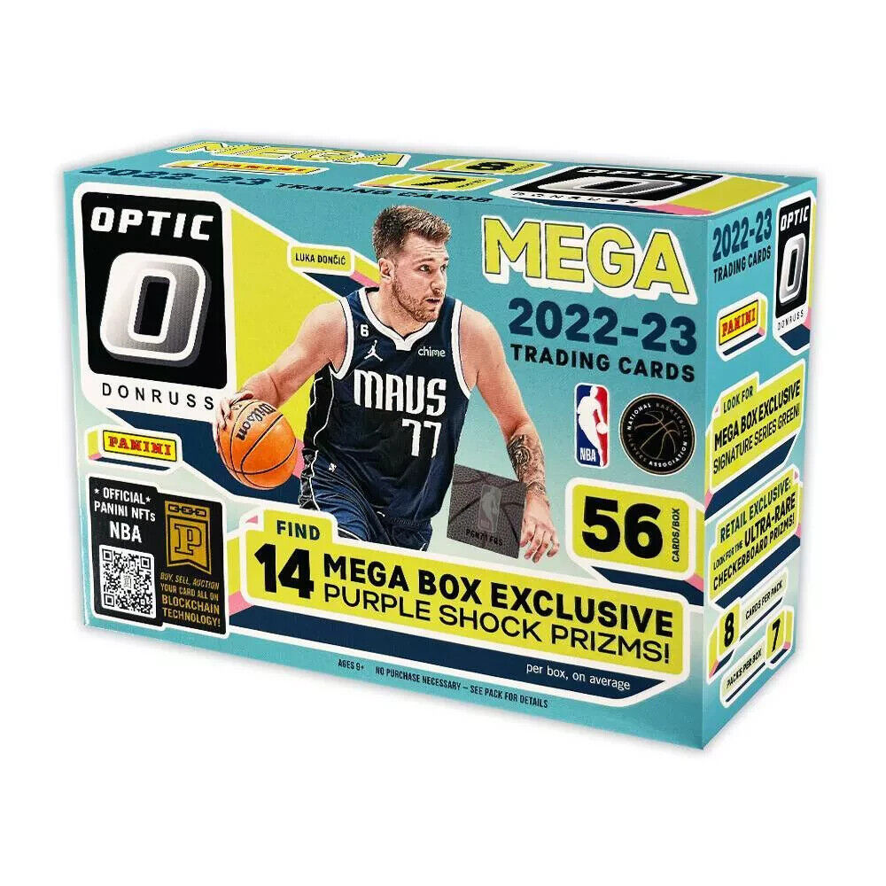 2022/23 Panini Donruss Optic Basketball Mega Box (Purple Shock Prizms)