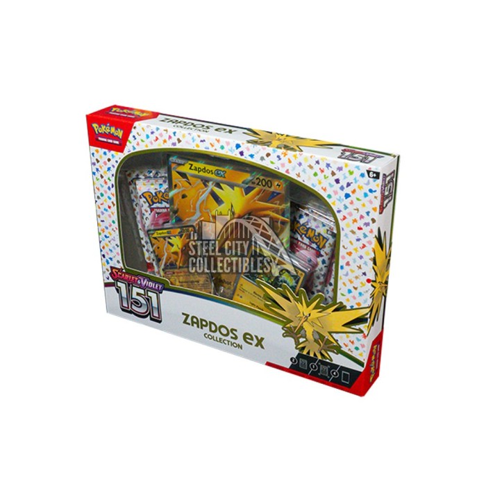 Pokemon Scarlet & Violet 151 Zapdos EX Collection